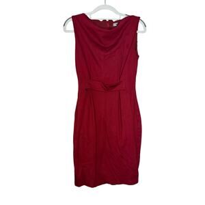 Classiques Entier red sleevless mini dress